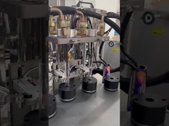 Machine de remplissage de crème cosmétique précise à double couleur machine de remplissage de bocal de crème avec moteur à courant alternatif