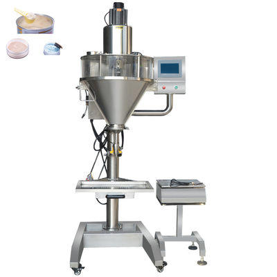 SS304 Machine de fabrication de poudre cosmétique remplissant avec échelle électronique