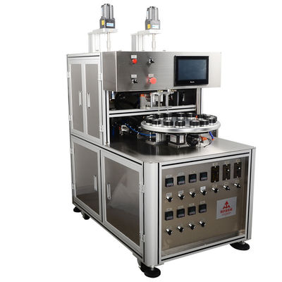 Machine de remplissage de flacons de crème à double couleur avec moteur AC