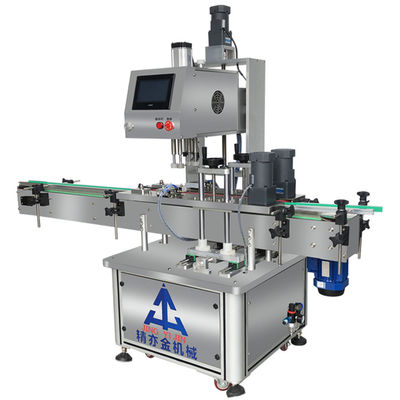 Machine de remplissage et d' enveloppe de liquide de 800 W, capteur automatique de bouteille 20-50 pièces / min