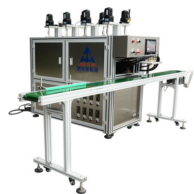 Machine de remplissage de crème cosmétique à huit couleurs 380V 50HZ machine à emballer à vis