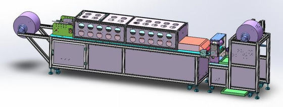 2400 pièces/h Machine de remplissage de masque facial de ligne de production automatique personnalisée