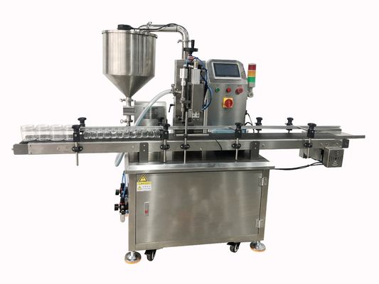 Servo pompe à engrenage à tête unique machine de remplissage de liquide entièrement automatique