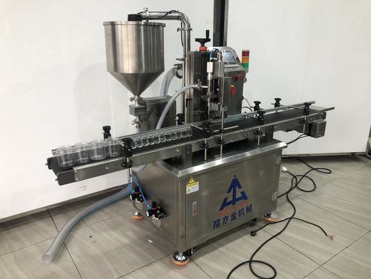 Servo pompe à engrenage à tête unique machine de remplissage de liquide entièrement automatique