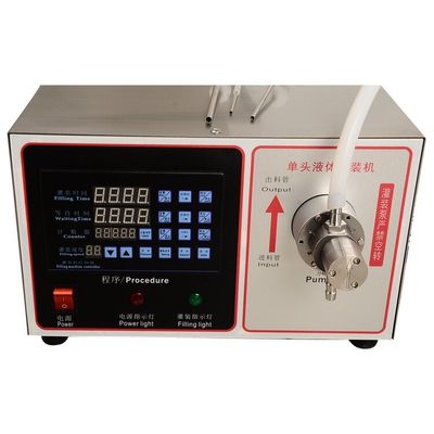 Machine de remplissage à pompe à engrenages semi-automatique 1 ml à 500 ml Volume de remplissage