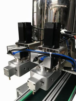 Servo double tête machine de remplissage pour les crèmes 5KW 80L volume de tambour