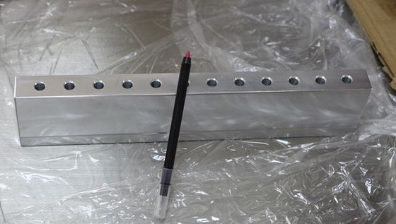 Plume en mousse de rouge à lèvres personnalisé 12 trous alliage d'aluminium