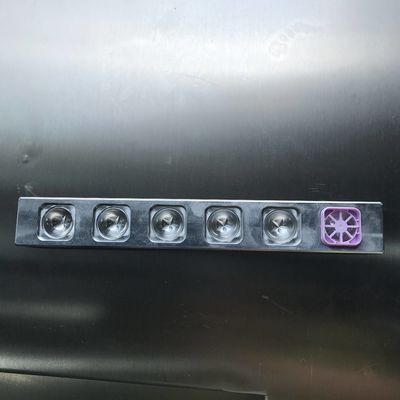 6 trous Pentagramme Kit de moulage de rouge à lèvres remplissage à chaud Aluminium