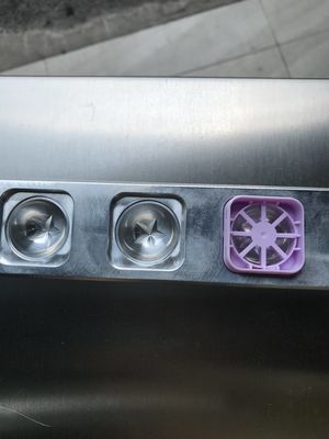 6 trous Pentagramme Kit de moulage de rouge à lèvres remplissage à chaud Aluminium