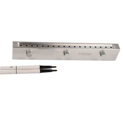 18 trous crayon de sourcils moule cosmétique alliage d'aluminium remplissage à chaud