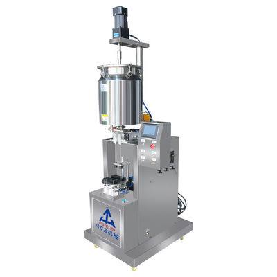 SUS304 Petite machine de remplissage de gloss à lèvres Moteur à courant alternatif à double buse