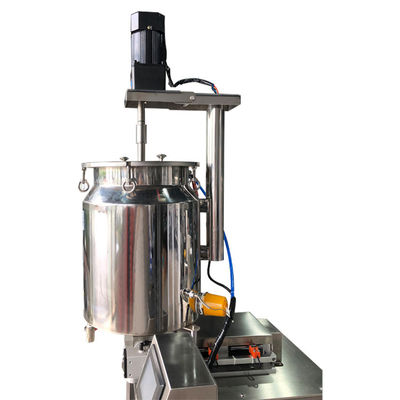 SUS304 Petite machine de remplissage de gloss à lèvres Moteur à courant alternatif à double buse