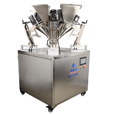 Machine de fabrication de poudre cosmétique 4 Machine de remplissage de poudre colorée