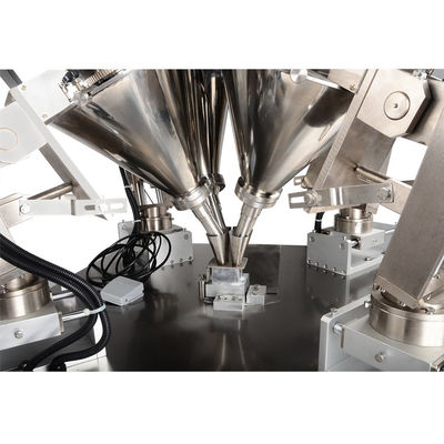 Machine de fabrication de poudre cosmétique 4 Machine de remplissage de poudre colorée