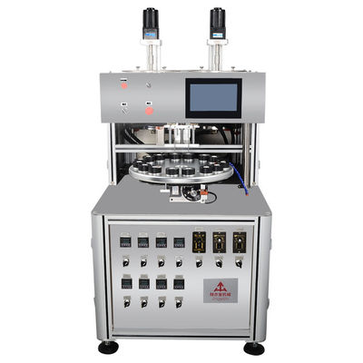 Machine de remplissage de crème cosmétique précise à double couleur machine de remplissage de bocal de crème avec moteur à courant alternatif