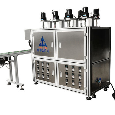 60 r/min Machine de remplissage de crème cosmétique Crème à huit couleurs et machine de remplissage de pigments