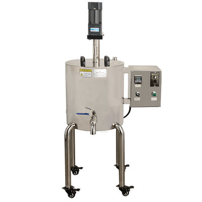 100 r/min Machine de remplissage chauffée Matériau rouge à lèvres Remuer et chauffer Seau en acier inoxydable 30L