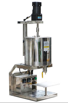 Machine de remplissage de rouge à lèvres chauffée simple 20L Machine de remplissage de rouge à lèvres en aluminium