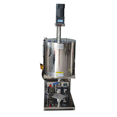 Machine de remplissage de rouge à lèvres chauffée simple 20L Machine de remplissage de rouge à lèvres en aluminium