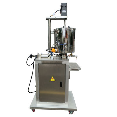 Machine de remplissage de crème d'ombre de vue de haute précision avec chauffage et contrôle numérique de la température