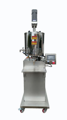 Machine de remplissage de crème d'ombre de vue de haute précision avec chauffage et contrôle numérique de la température